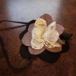Fabric Hair Flower Headband..
